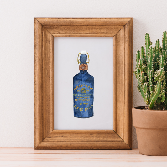 Desert Door Oak-Aged Bottle Print