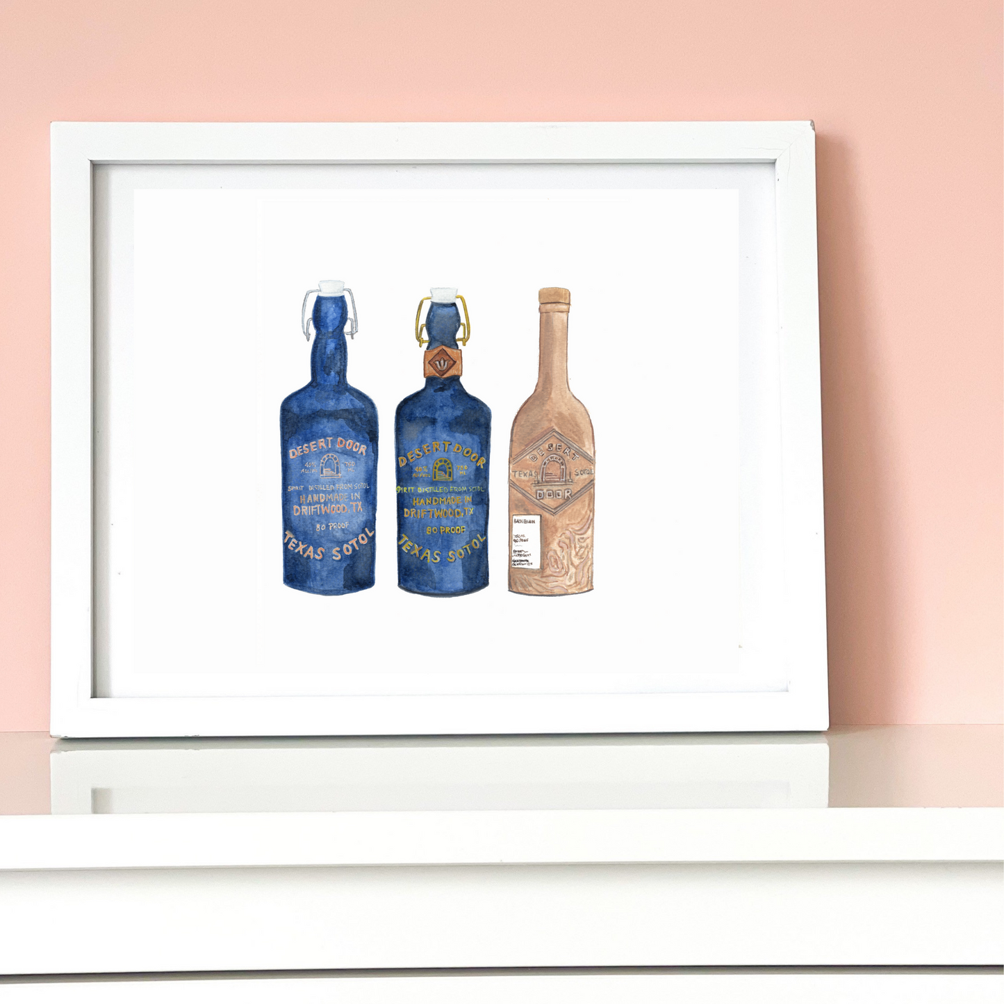 Desert Door Triple Bottle Print