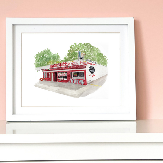 Home Slice Pizza Print