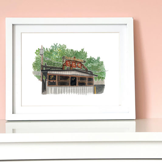 Terry Blacks BBQ Pit Print
