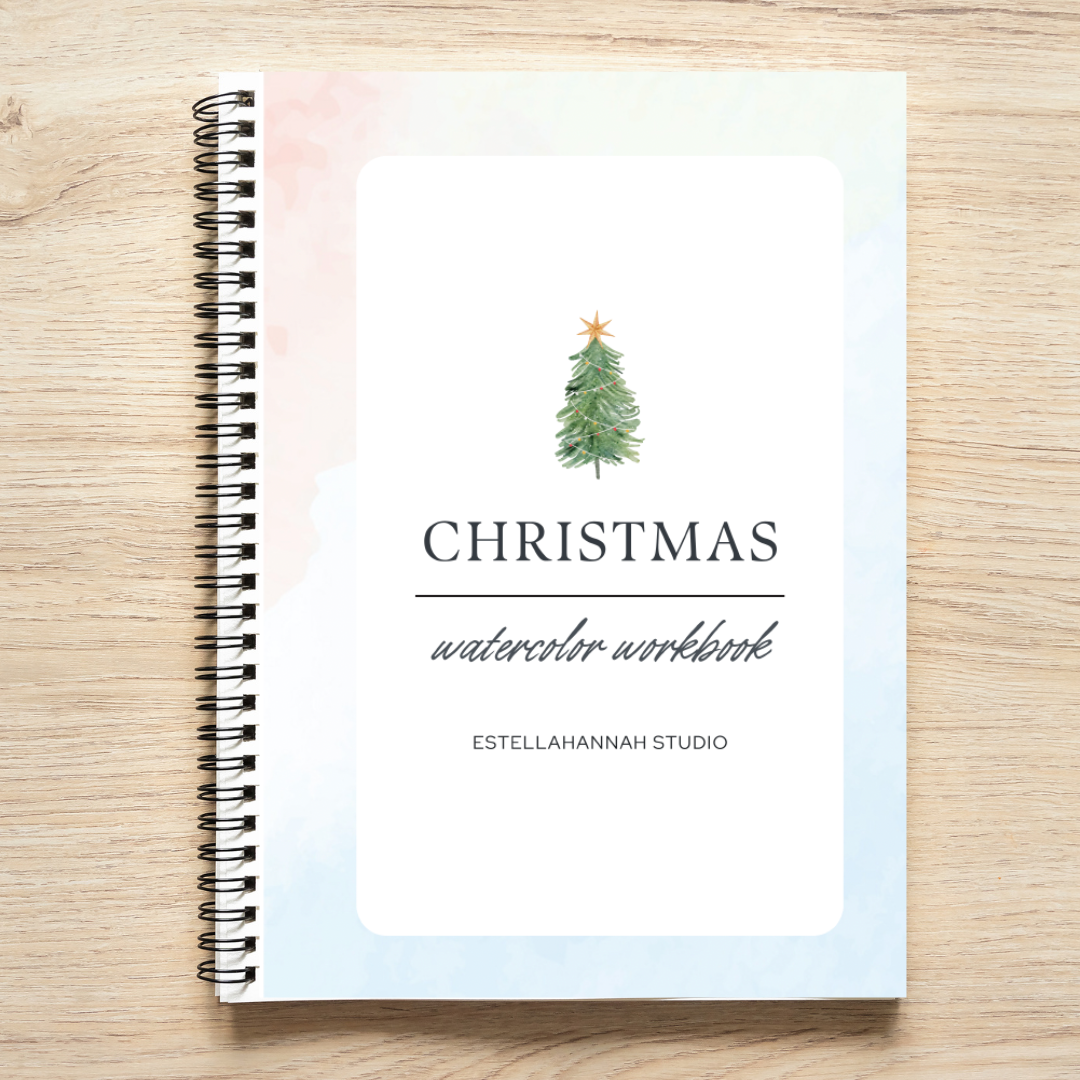Christmas Watercolor Workbook