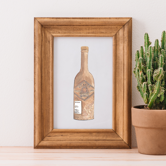 Desert Door Spoke Hollow Bottle Print